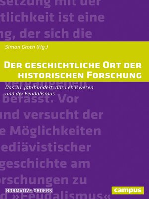 cover image of Der geschichtliche Ort der historischen Forschung